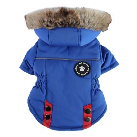 Dog Supplies Cotton Chest-Back Zip Jacket