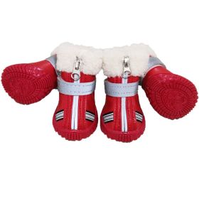 Fashion Pet Dog Thickened Snow Cotton Shoes