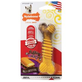 Nylabone Flavor Frenzy Power Chew Dog Toy Philly Cheesesteak; 1ea-SMall-Regular 1 ct