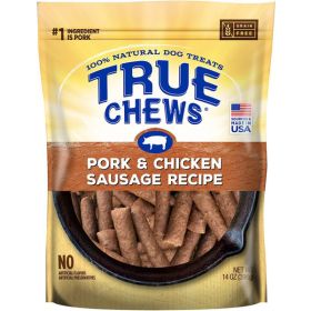 True Chews Premium Recipe Dog 14oz Pork and Chicken Sausage