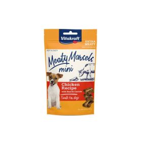 Vitakraft Meaty Morsels Chicken Recipe with Beef and Carrots Dog Treats Mini Mini 1.69 oz