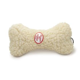 Spot Fleece Dog Toy Bone Natural 9 in