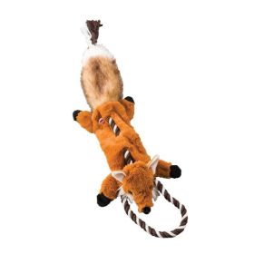 Skinneeez Tugs Dog Toy Forest Fox Multi-Color 23 in