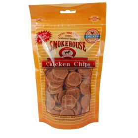 Smokehouse Chicken Chips Dog Treat Small 4 oz