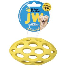 JW Pet Hol-ee Football Dog Toy Assorted Small