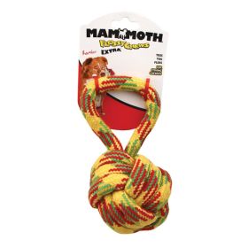 Mammoth Pet Products EXTRA Monkey Fist With Handle Dog Toy Multi-Color 3.5 in Medium