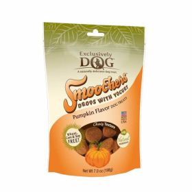 Exclusively Pet Smoochers Yogurt Drops Dog Treats Pumpkin Flavor Pumpkin 7 oz