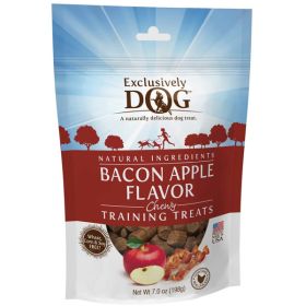 Exclusively Pet Chewy Dog Training Treats Bacon Apple 7 oz