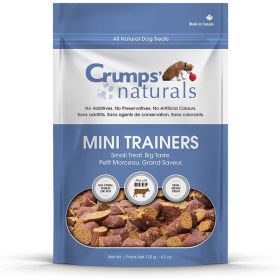 Crumps Natural Dog Mini Train Semi-Moist Beef 4.2 oz (120g)