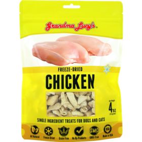 Grandma Lucys Dog Freeze Dried Chicken Treat 4 Oz..