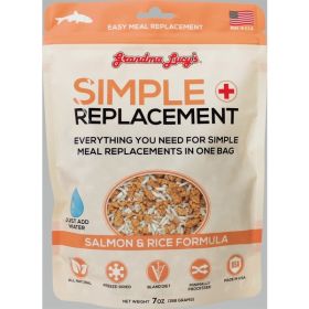 Grandma Lucys Dog Freeze Dried Simple Replacement Salmon 7 Oz